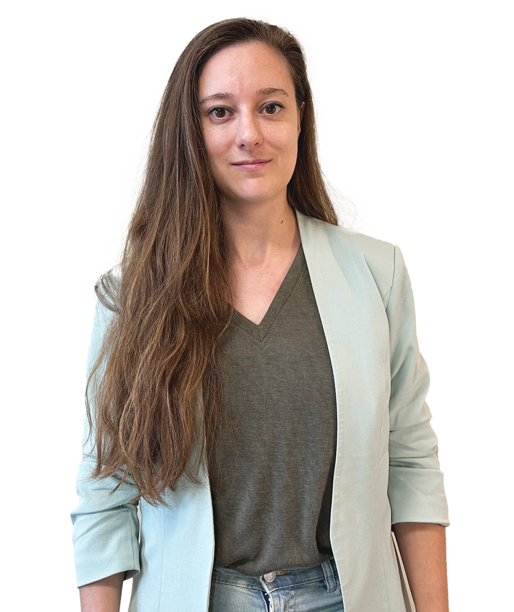 Full-figure photo of Slavyanka Georgieva, Senior UX/UI and Product Designer
